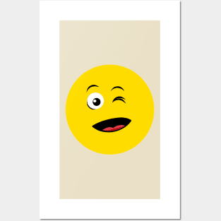 Emoji - cute face Posters and Art